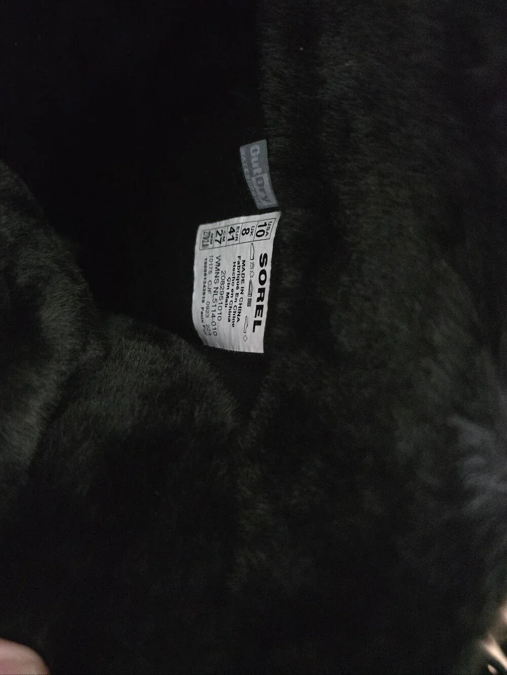 Sorel size 10